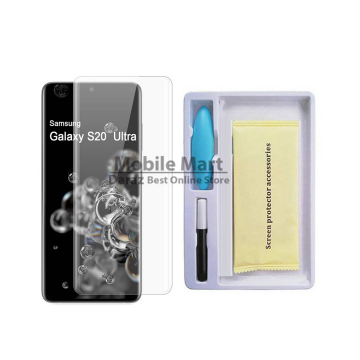 Samsung S20 Ultra Front UV Tempered Glass Protector For Fully Curved Glass For Samsung S20 Ultra - Image 2