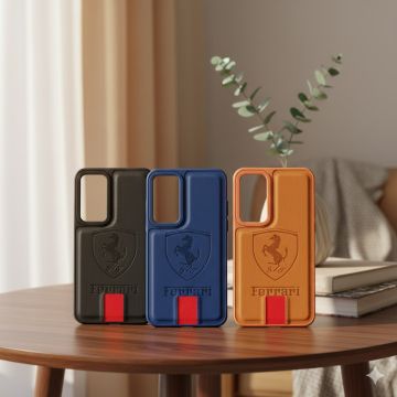 Samsung S23 Soft Ferrari Style Leather Cover - Image 2