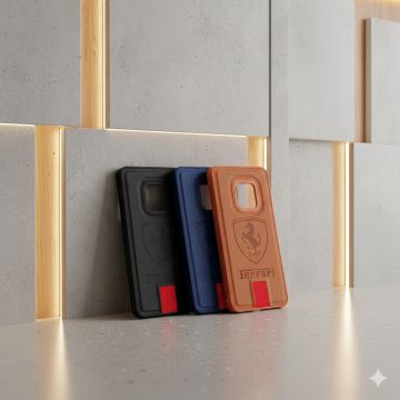 Samsung S9 Soft Ferrari Style Leather Cover - Image 2