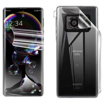 Sharp Aquos R6 Front & Back Protection Clear Jelly Soft Ultra Clear Jell For Sharp Aquos R6 - Image 2