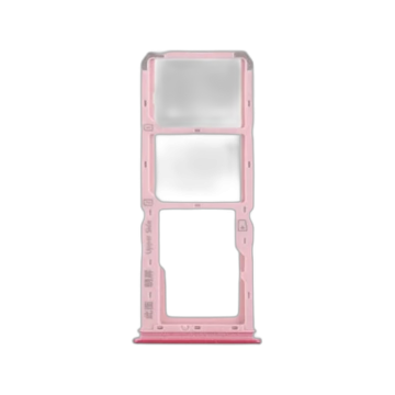 Sim Tray for Vivo Y12 - High-Strength Precision (Red) - Image 2