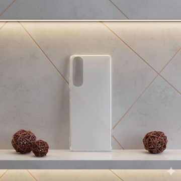 Sony Xperia 1 III Matte Style Sides Transparent Silicone Case - Image 2