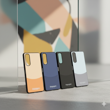 Sony Xperia 5 III Spigen Multicolour Soft Mobile Cover - Image 2
