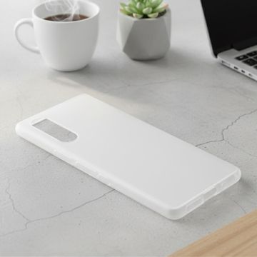 Sony Xperia 5 Matte Style Sides Transparent Silicone Case - Image 2