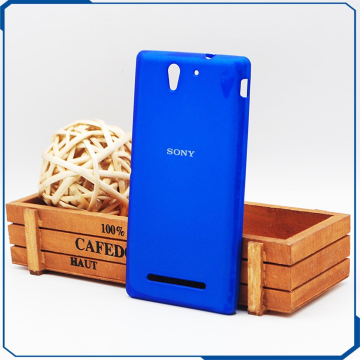 Sony Xperia C3 Back Cover Blue Soft Silicon Case For Xperia C3 S55T S55U D2502 D2533