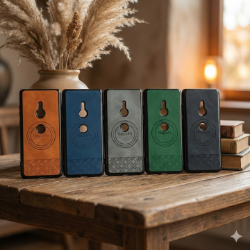 Sony Xperia XZ3 Luxury Multicolor Leather Phone Case | Anti-Fingerprint Soft Texture Skin-Friendly Cover - Image 2