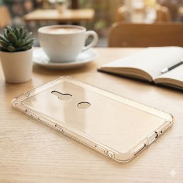 Sony Xperia XZ3 Matte Style Sides Transparent Silicone Case Mobile Cover