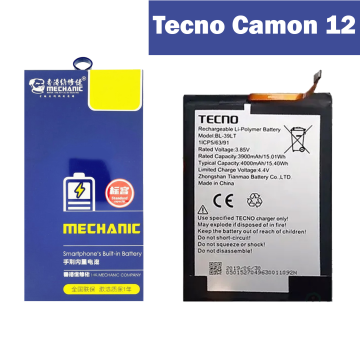 Tecno Camon 12 Battery Replacement - Mechanics 4000mAh (BL-39LT) - Image 2