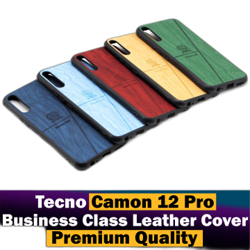 Tecno Camon 12 Pro Business Class Leather Cover - Image 2