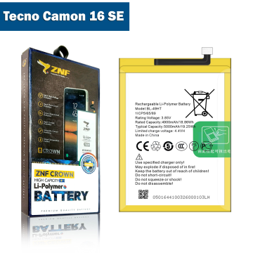 Tecno Camon 16 SE Battery Replacement - ZNF 5000mAh (BL-49HT) - Image 2