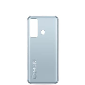 Tecno Camon 17 Rear Back Body Casing Housing Replacement Battery Back Door For Tecno Camon 17 - Silver - Image 2