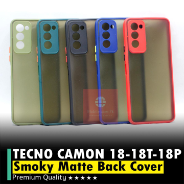 Tecno Camon 18P Smok Matte Armor Defender Case Camera Protection Cover - Image 2
