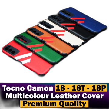 Tecno Camon 18T Back Cover Soft Leather Case For Tecno Camon 18T - Image 2