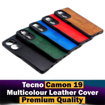 Tecno Camon 19 Multicover Leather Cover - Image 2