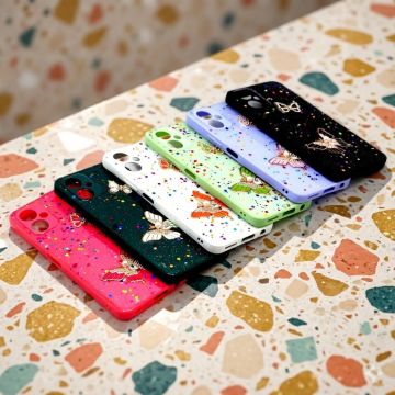 Tecno Camon 19 Neo Glitter Butterfly Style Mobile Cover