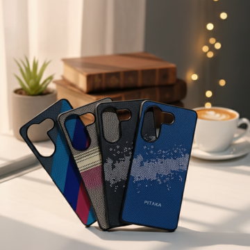Tecno Camon 20 Pro Pitaka Leather Texture Mobile Cover - Image 2