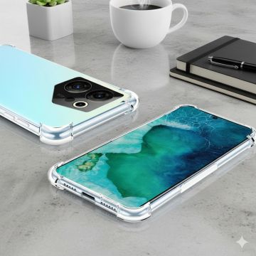 Tecno Camon 20 Transparent Anti Shock Soft Crystal Clear Mobile Cover - Image 2