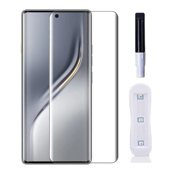 Tecno Camon 40 Pro UV Tempered Glass Full Glue Screen Protector - Image 2