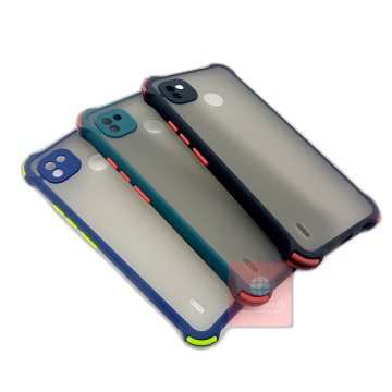 Tecno Pop 4 LTE Smoky Matte Bumper Armor Cover