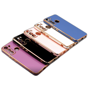 Tecno Pop 5 Lite Golden Border Soft Camera Protection Mobile Cover - Image 2