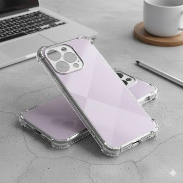 Tecno Pop 8 Transparent Extra Bumper Anti Shock Soft Crystal Clear Case - Image 2