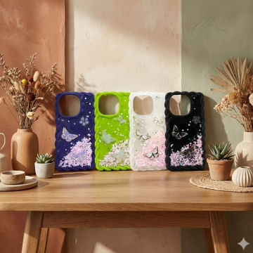 Tecno Pop 9 Fancy Wave Style Glitter Case