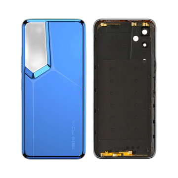 Tecno Pova Neo 2 Housing Middle Frame With Side Button and Replacement Battery Back Door For Pova Neo 2 - Blue - Image 2