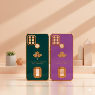 Tecno Pova Soft Multi Golden Border Camera Protection Cover