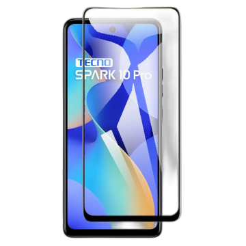 Tecno Spark 10 Pro Full Screen Protector 9D Tempered Glass Protector For Tecno Spark 10 Pro 