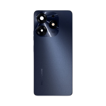 Tecno Spark 10 Pro Housing Middle Frame With Side Button and Replacement Battery Back Door For Spark 10 Pro - Black - Image 2