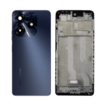Tecno Spark 10 Pro Rear Complete Body Casing Housing Replacement For Spark 10 Pro - Black - Image 2