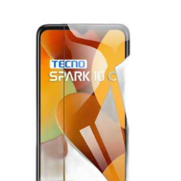 Tecno Spark 10c Glass Protector simple Tempered Glass For Tecno Spark 10c  - Image 2