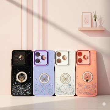 Tecno Spark 10C Glitter Multicolour Ladies Cover - Image 2