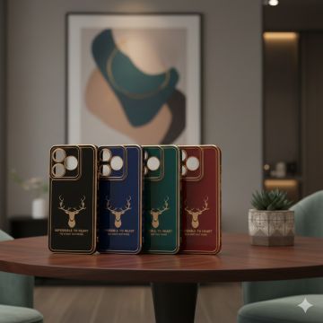 Tecno Spark 10C Golden Border Camera Protection Mobile Cover