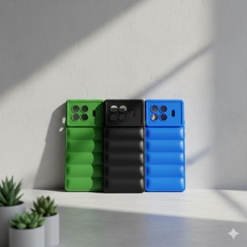 Tecno Spark 20 Pro Plus Soft Puff Case Multicolour Mobile Cover