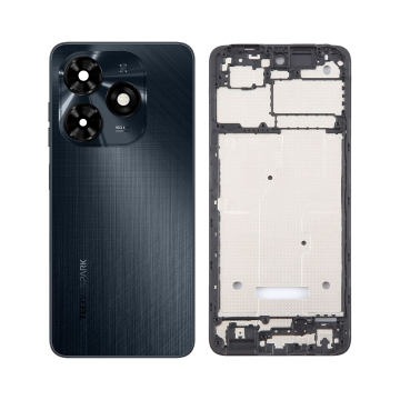 Tecno Spark 20c Rear Complete Body Casing Housing Replacement For Spark 20c - Black - Image 2