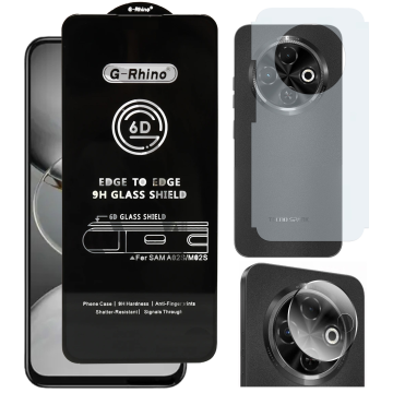 Tecno Spark 30C 3-in-1 Kit: OG Glass + Carbon Back Camera Protector - Image 2
