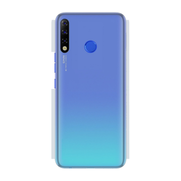Tecno Spark 4 Carbon Fiber Back Skin - Matte Protective Film - Image 2