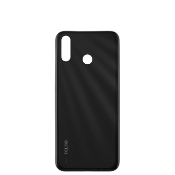 Tecno Spark 4 Lite Rear Back Body Casing Housing Replacement Battery Back Door For Tecno Spark 4 Lite - Black - Image 2