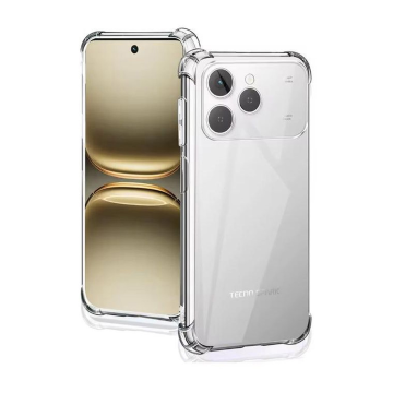 Tecno Spark 40 Crystal Clear Anti-Shock Mobile Cover - Image 2