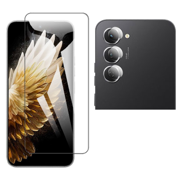 Tecno Spark 40 Pro Glass Protector Polish Screen Tempered + Back Rear Camera 9H Gorilla Flexible Protectior - Image 2