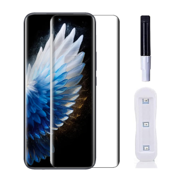 Tecno Spark 40 Pro Plus UV Tempered Glass Full Glue Screen Protector - Image 2