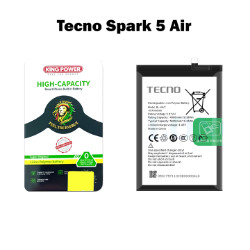 Tecno Spark 5 Air Battery Replacement - King Power 5000mAh (BL-49JT) - Image 2