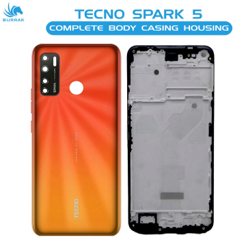 Tecno Spark 5 Orange Casing - Image 2