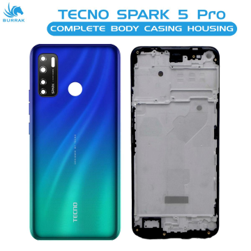 Tecno Spark 5 Pro Blue Housing - Image 2