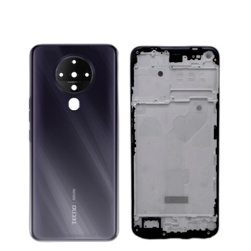 Tecno Spark 6 Black Housing - Image 2