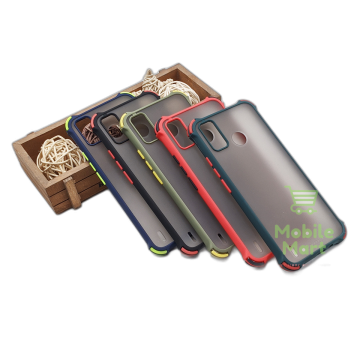 Tecno Spark 6 Go Smoky Matte Bumper Armor Case Cover