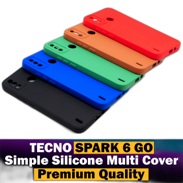 Tecno Spark 6 Go Soft Plain Case Mobile Cover - Image 2