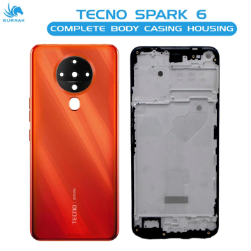 Tecno Spark 6 Orange Housing - Image 2