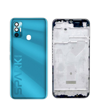 Tecno Spark 7 Blue Housing - Image 2